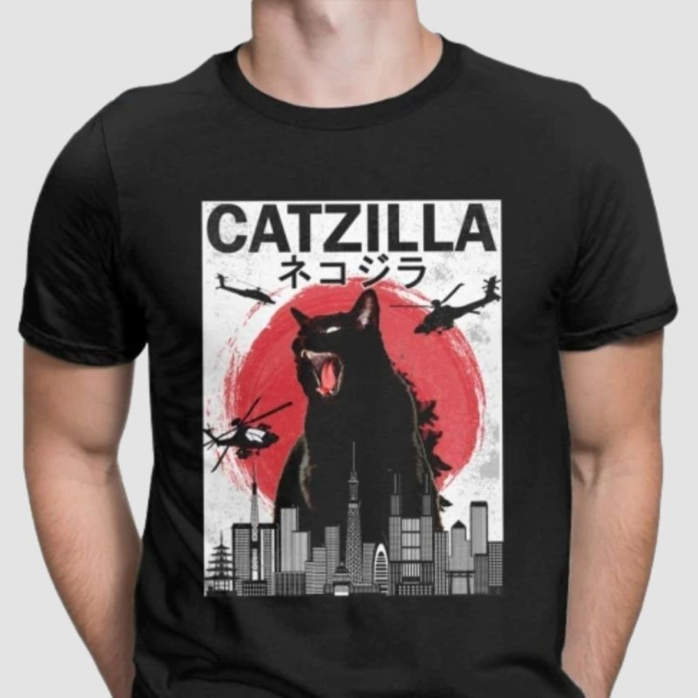 The Catzilla Monster T Shirt